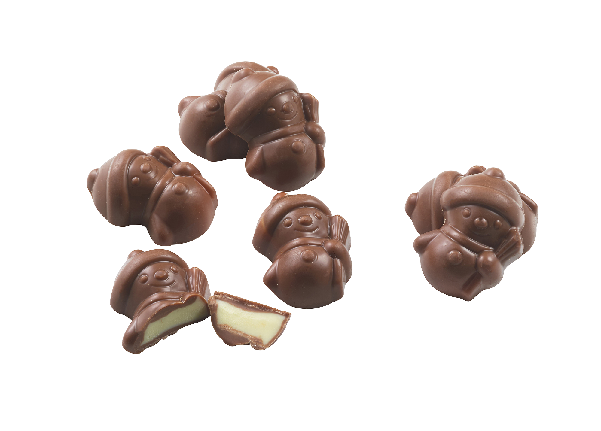 Belledonne Sneeuwpop hart van melkchocolade bio 1kg - 000656